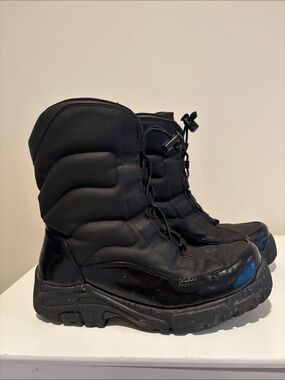 Nine West Black Quilted Winter Boots